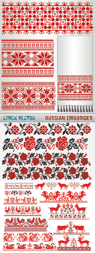 Stock Vector - Russian Embroider nicegfx.com