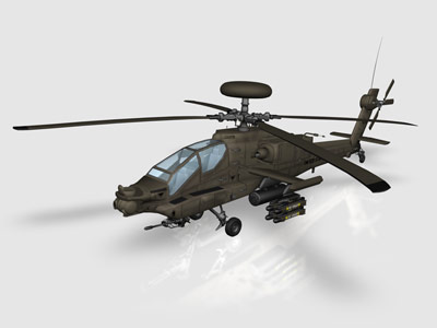 AH-64 APACHE - 3D Models nicegfx.com