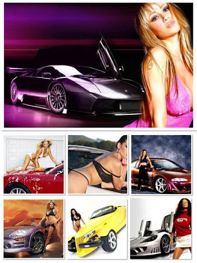 cars girls wallpaper. Beautiful girls and cars