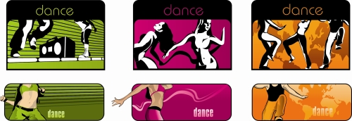 Dance Banners - Vectors nicegfx.com