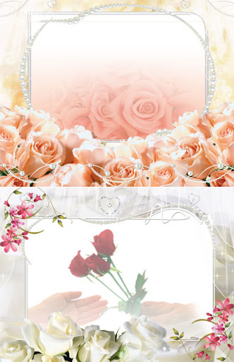 Frames for a photo - Rose paradise nicegfx.com