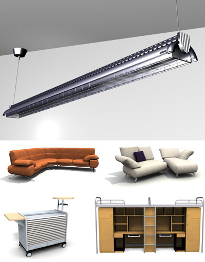 3D Models Interior Model Library nicegfx.com