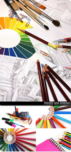 Pencils and brushes nicegfx.com