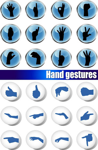 Hand gestures nicegfx.com