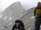Peña Vieja de fondo