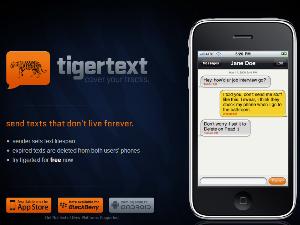 Tiger%20Text Want to Secure an affair? Its application in iTunes