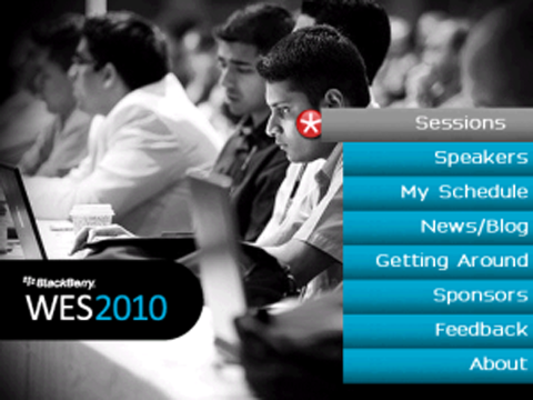 wes wes2010 official app WES official application has been available on BlackBerry 2010 World App