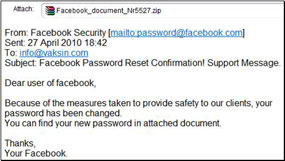 image002 Beware of email delivery from the Facebook