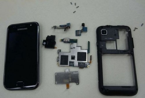 galaxystear sg Video: Dismantle the phone, Samsung S Galaxy