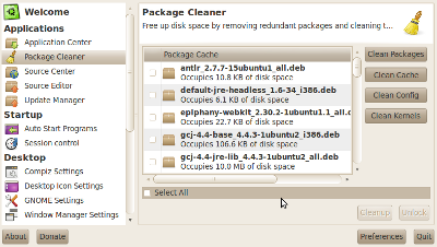 ubuntu tweak 2 Optimize your operating system with Ubuntu Tweak