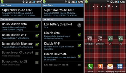 SuperPower How to save battery on Android phone