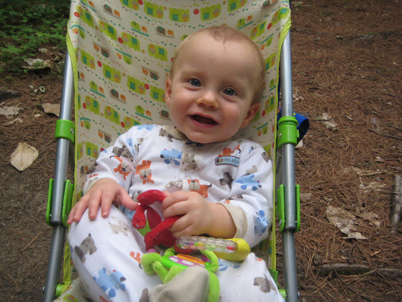 Most pictures from this period are in a stroller or high chair