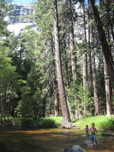 The golden light, the tall trees, the river, the mountains, the children The golden light, the tall trees, the river, the mountains, the children