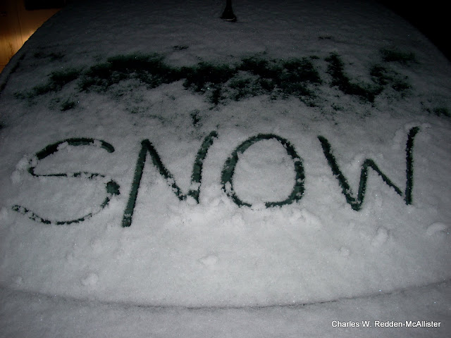 Snow on VW Snow on my Passat!