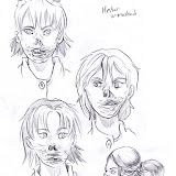 Variations of Hester's scars, with and without mask.
