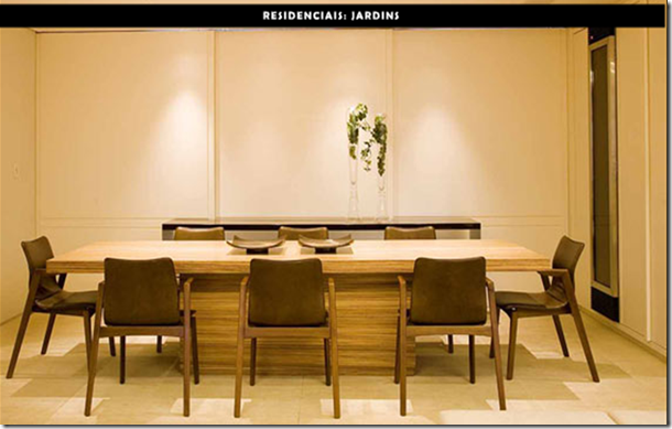 Sala de jantar fechada por Silvana Mattar