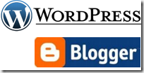 Blogger Wordpress Logo
