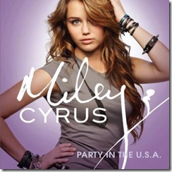 Miley Cyrus Party In The Usa Album Cover