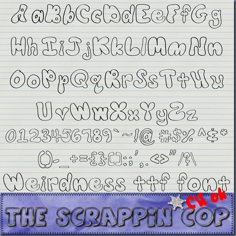 http://thescrappincop.blogspot.com/2009/07/3-cu-weird-fonts.html