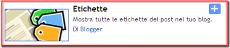 come inserire gadget etichette categorie blogger come inserire gadget etichette categorie blogger
