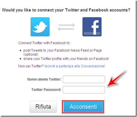 come collegare twitter a facebook come collegare twitter a facebook