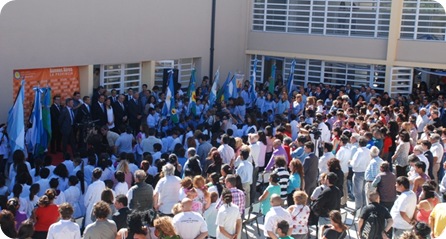 Inauguración de la Escuela Primaria Nº 15 San bernardo