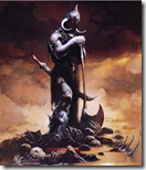 Ilustración del recientemente desaparecido Frank Frazetta Ilustración del recientemente desaparecido Frank Frazetta