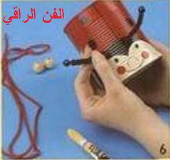 تلوين العلب المعدنية اعمال فنية للطلاب اشغال يدوية