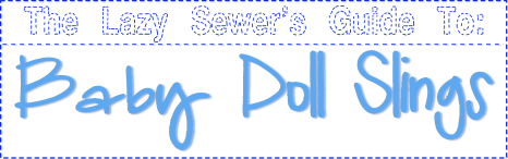 baby doll sling tutorial baby doll sling tutorial