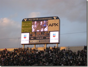 BYU beats Airforce 196
