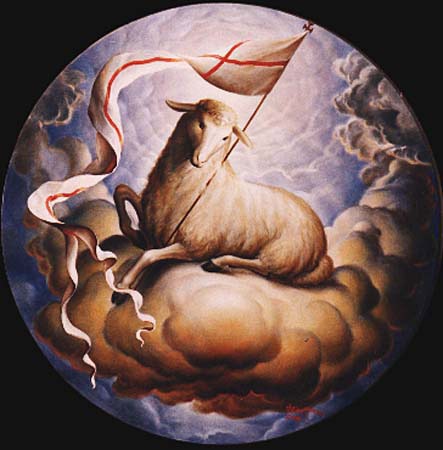 [the lamb of god in the heaven.ceiling of the vatican embassy in sofia.bulgaria.[5].jpg]