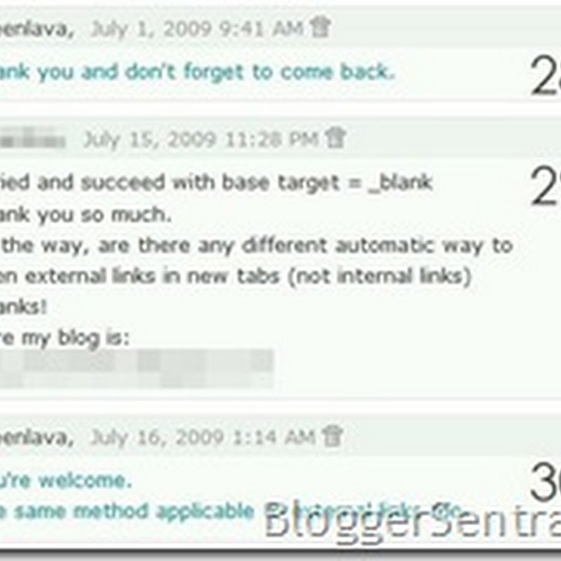 BloggerSentral blogging tips