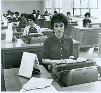 Vintage photo of steno pool