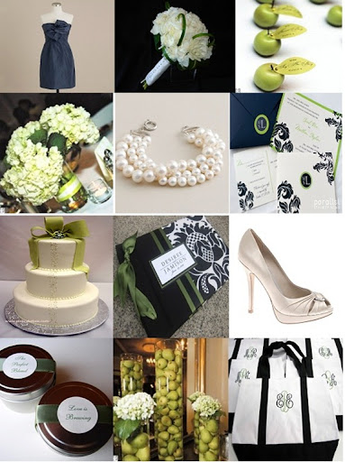  by Floral Sunshine Green Apple Place Settings from Wedding by Color