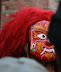 A Close up shot of Lakhe at the Indra Jatra, Kathmandu