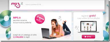 MP3.it portale italiano dedicato alla musica da ascoltare, scaricare ed  inserire nel blog. | IdpCeIn