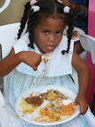 Enjoying Thanksgiving Meal
