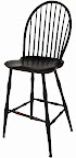 tall bar stool with back