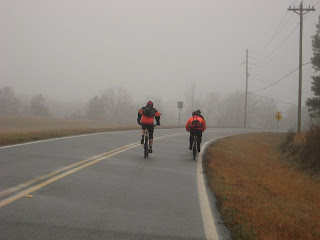 and it was very foggy