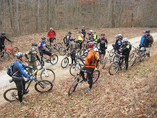 Just some of the crew that showed up for the ride