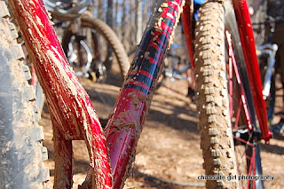 It was muddy
