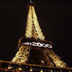 The Eiffel Tower at night, Paris