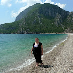 Photo of Kim standing along the beach