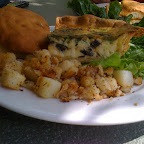Burgundy Mushroom Quiche