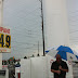 Finally found propane when the downpour started