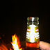 Sleemans Honey Brown by the campfire to end the day