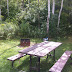 Picnic Table & Firepit at Site #430 in Bronte Creek Provincial Park