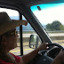 Me driving in Virginia