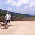 The pack streched our legs at a lookout point