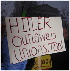 Hitler outlawed unions too